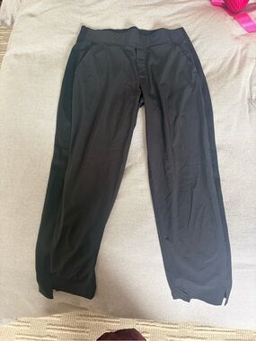 Athleta Black Women's Track Pants with Straight Leg